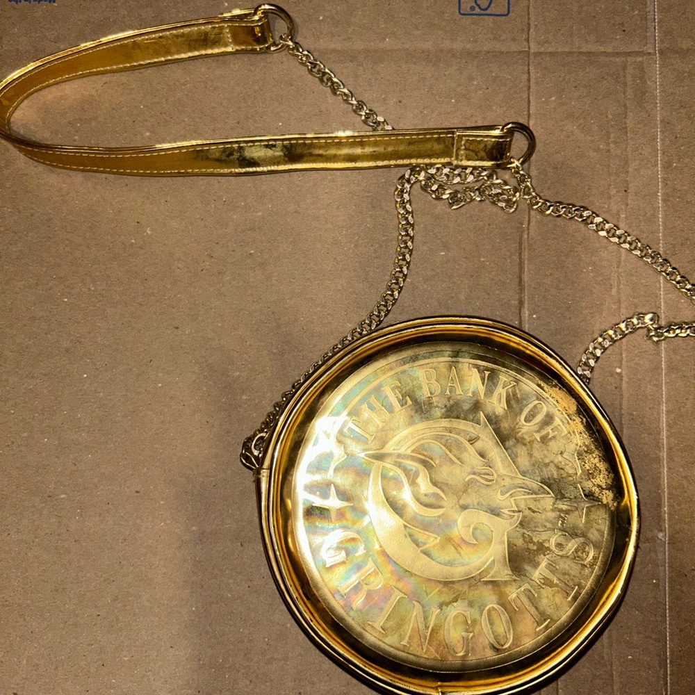 Gold Gringotts Coin Crossbody Bag